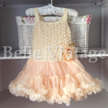 Champagne Peach Belle Tutu Dress